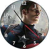 Настенные часы Капитан Америка. Вторжение роботов, фото 2