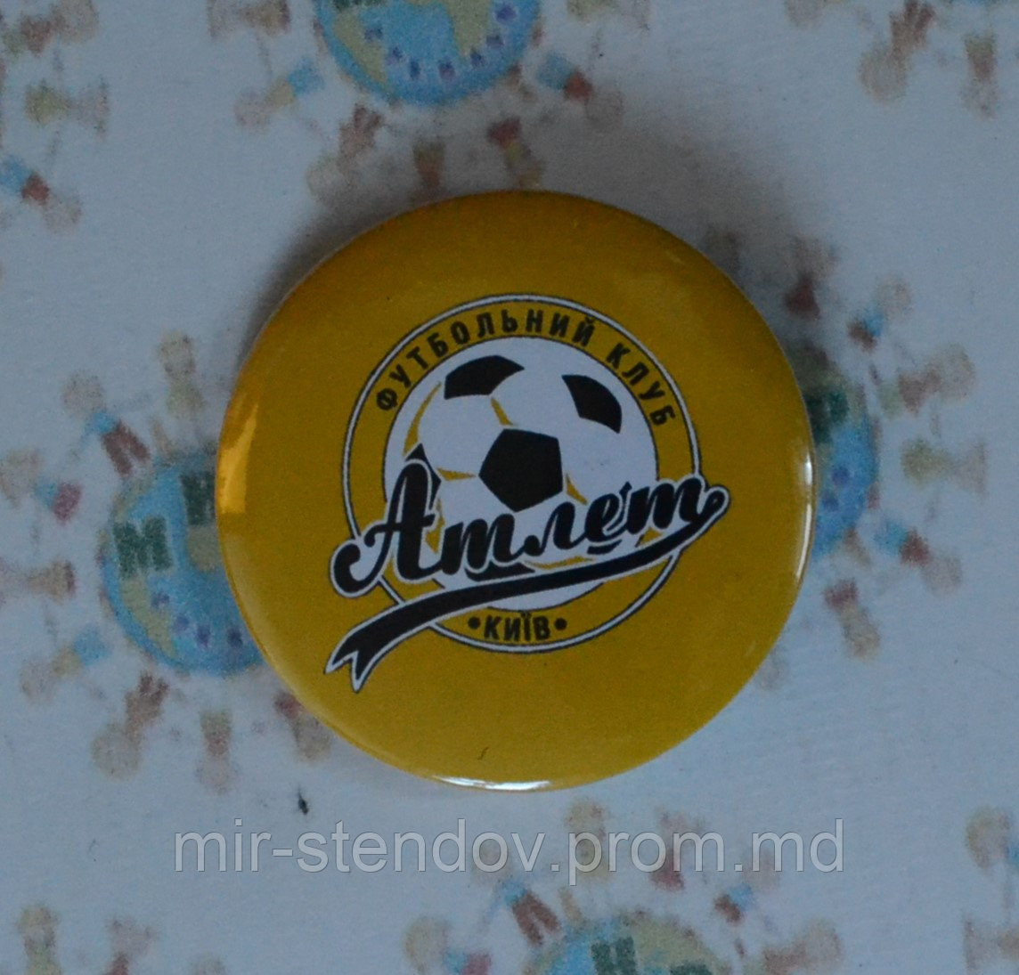 Значок с логотипом ФК Атлет, фото 1