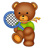 Магнитный стенд для крепления рисунка магнитом Мишки, фото 2