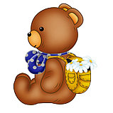 Магнитный стенд для крепления рисунка магнитом Мишки, фото 7