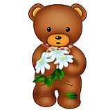 Магнитный стенд для крепления рисунка магнитом Мишки, фото 8