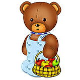 Магнитный стенд для крепления рисунка магнитом Мишки, фото 9