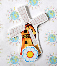 Магнитный стенд для крепления рисунка Мельница