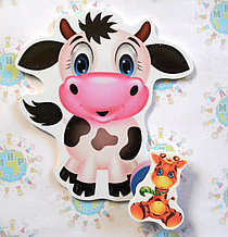 Магнитный стенд для крепления рисунка Бурёнка