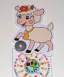 Магнитный стенд для крепления рисунка Овечка, фото 3