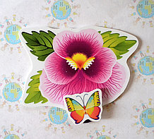 Магнитный стенд для крепления рисунка Анютины глазки