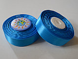 Лента атласная 25 мм Голубая, фото 2