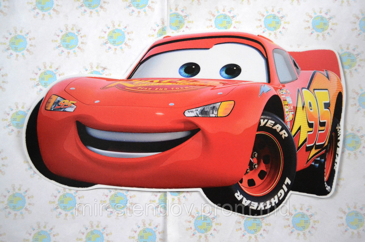 Наклейки по мотивам мультфильма Тачки поштучно, фото 1