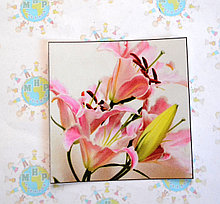 Наклейка на выключатель Лилии