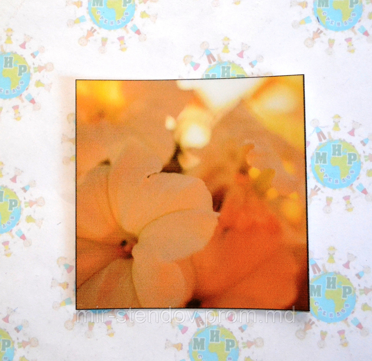 Наклейка на выключатель Нежный цветок - фото 1 - id-p5997294