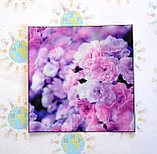 Наклейка на выключатель Сиреневые цветы, фото 2