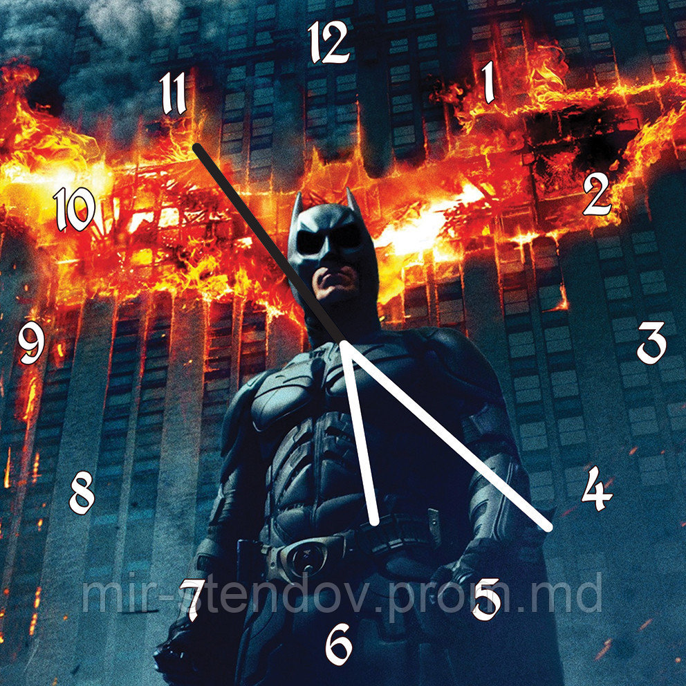 Часы настенные квадратные Бэтмен - фото 1 - id-p5997385