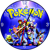 Часы настенные Покемоны