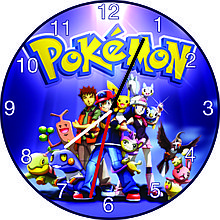 Часы настенные Покемоны