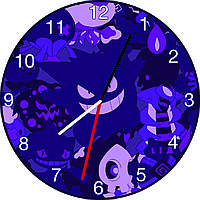 Часы настенные Покемоны синие