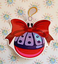 Наклейки интерьерные для стен и окон Ёлочная игрушка