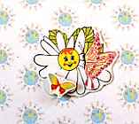 Магнитный стенд для крепления рисунка Ромашка, фото 2