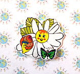 Магнитный стенд для крепления рисунка Ромашка, фото 3