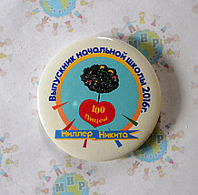 Значок с именем Выпускник Лицея