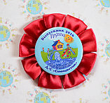 Значок с оригинальной розеткой Незабудка, фото 3