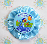 Значок с оригинальной розеткой Незабудка, фото 4