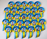 Значок Выпускник с фотографией и розеткой., фото 2