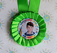 Медаль Выпускник 2016 с фотографией Зелёная