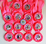 Медаль Выпускница с фотографией Розовая, фото 3