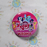 Значок именной Литл пони, фото 3