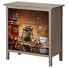 Наклейка на комод Кофе