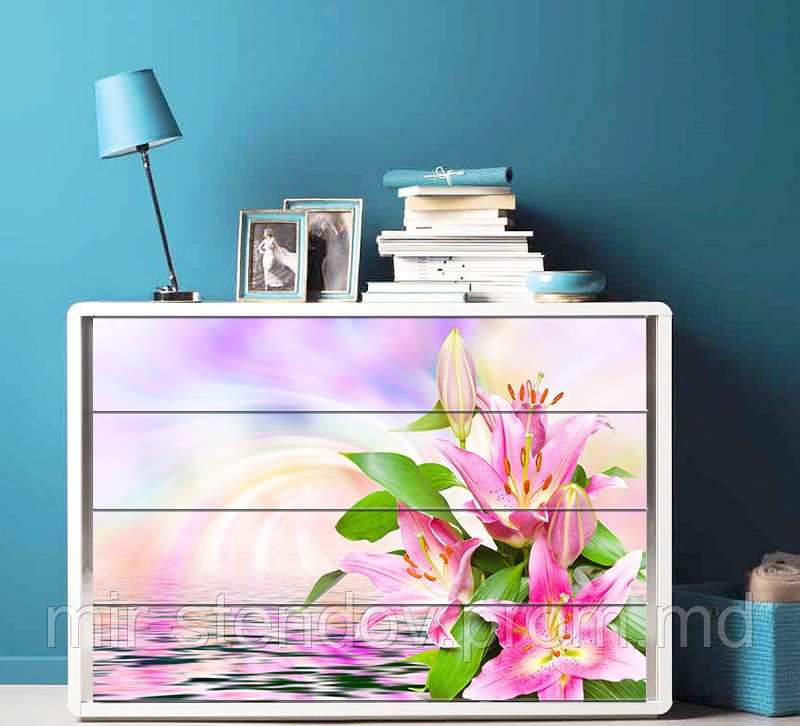 Наклейка на комод Лилии, фото 1