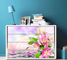 Наклейка на комод Лилии