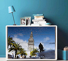 Наклейка на комод Пальмы