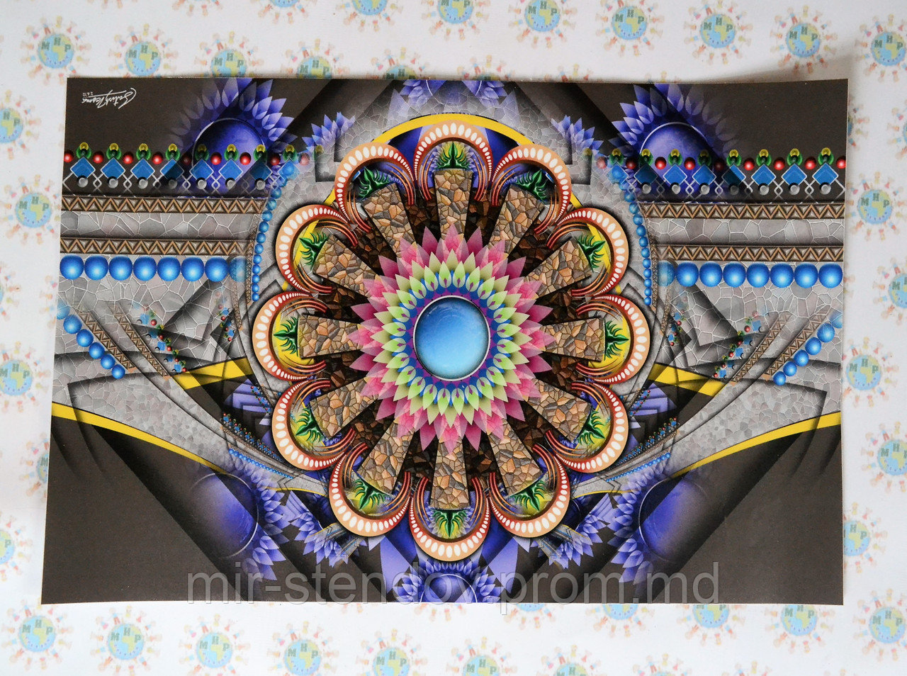 Наклейка на ноутбук. Индия, фото 1