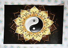 Наклейка на ноутбук. Инь Янь