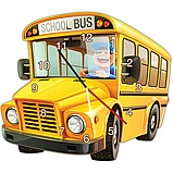 Часы настенные Школьный автобус, фото 2