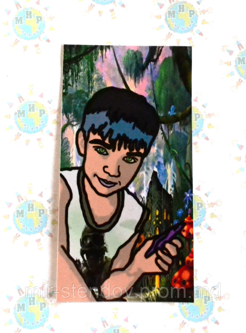 Наклейка на телефон Мальчик, фото 1