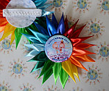 Бутоньерка на руку Выпускник с розеткой Семицветик, фото 2