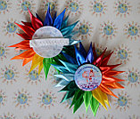 Бутоньерка на руку Выпускник с розеткой Семицветик, фото 3