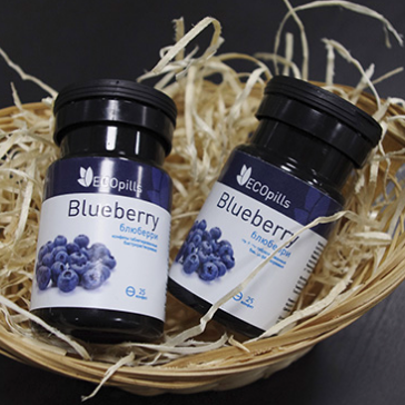 Таблетки для зрения Ecopills Blueberry (Экопиллс Блюберри) - фото 1 - id-p6010110