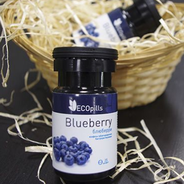 Таблетки Eco Pills Blueberry для восстановления зрения - фото 1 - id-p6010111