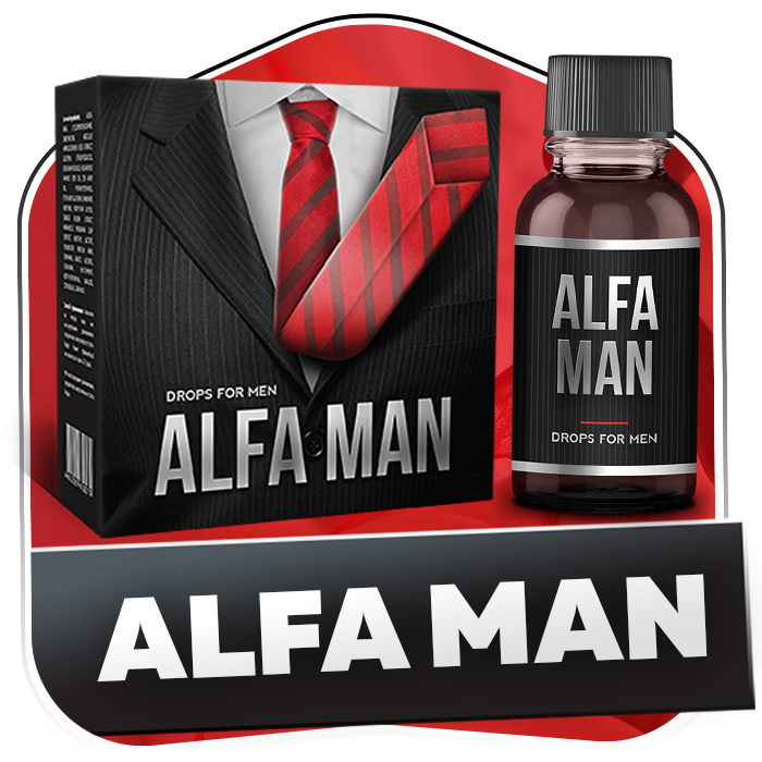 Капли для потенции Alfa Man (Альфа Мен) - фото 1 - id-p6010203