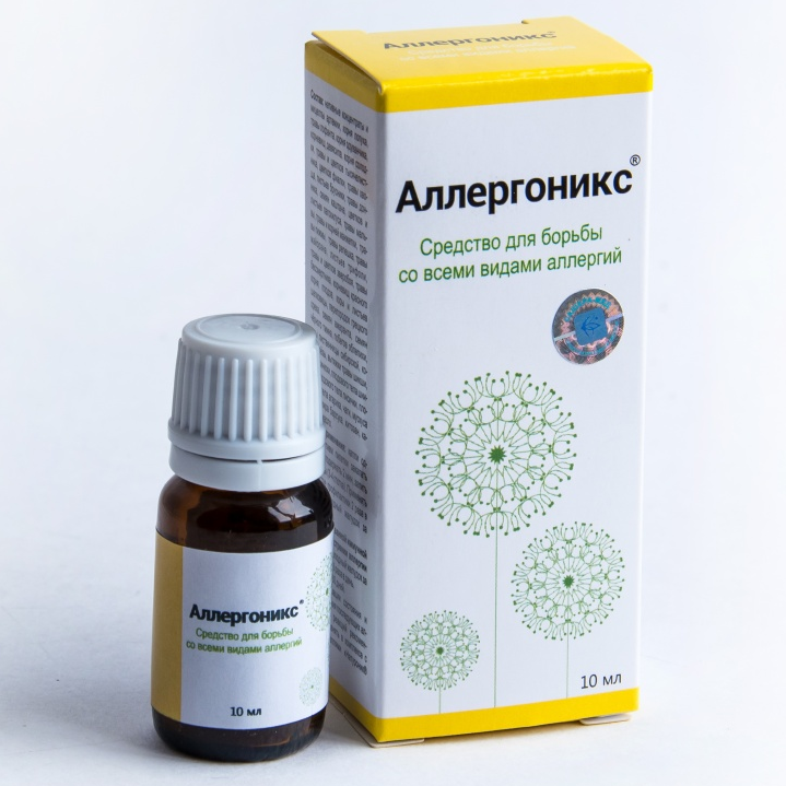 Капли Аллергоникс от всех видов аллергии - фото 1 - id-p6010589