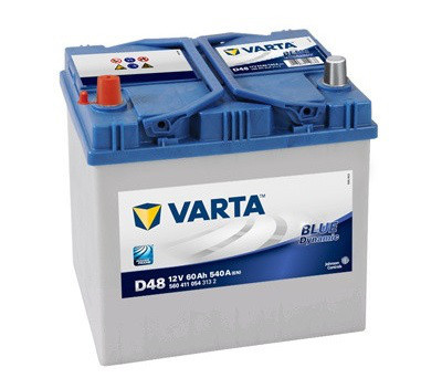 Аккумулятор VARTA BD 60Ah EN540 L+ Asia (D48) - фото 1 - id-p4753885