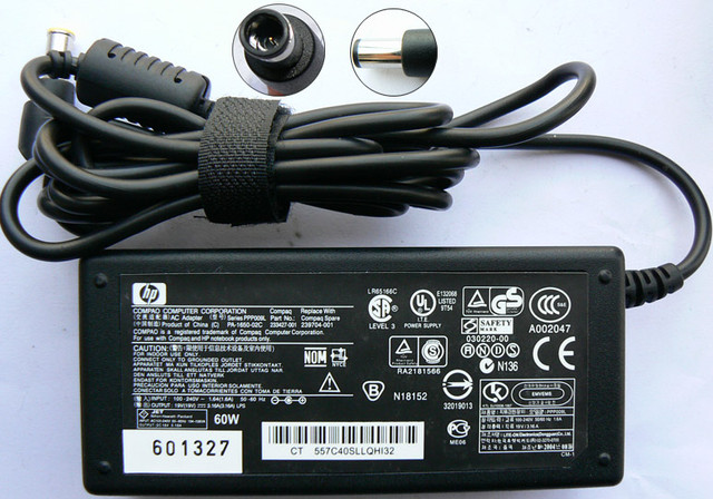 Зарядное устройство (блок питания) для ноутбука HP- Compaq 3 pin - фото 1 - id-p968712