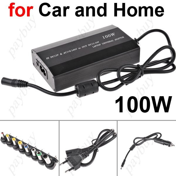 Universal Notebook Laptop DC Power Adapter Charger use in Car & Home - фото 1 - id-p968716