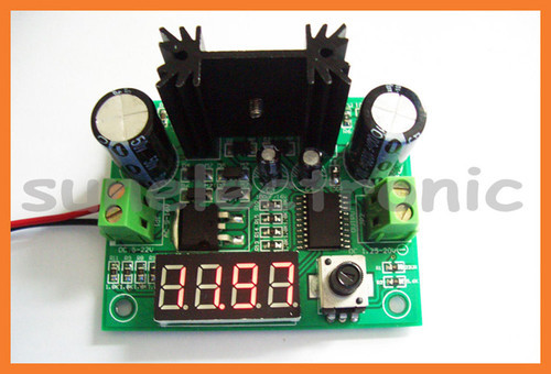 LM317 Adjustable Power Supply Module & Voltage Meter - фото 1 - id-p968723