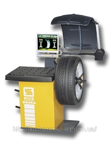 Балансировочный стенд S646A Sice с монитором и электронными линейками - фото 1 - id-p7933