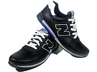 Кроссовки черные натуральная кожа на шнуровке (N-1) 40 Черный