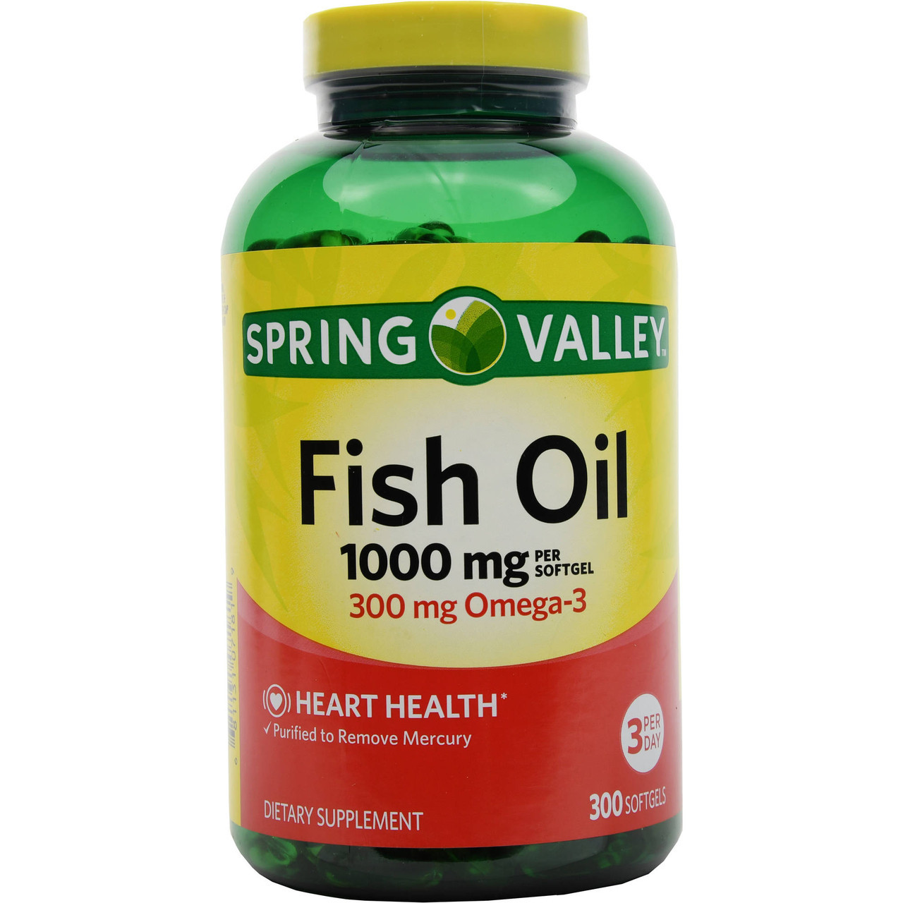 Omega-3 рыбий жир 1000 мг производство США (300 таблеток) - фото 1 - id-p7811363